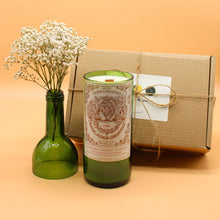 Load image into Gallery viewer, Gift Set Chateau Pichon-Longueville Baron 1996 | Cinnamon & Orange 100hr Wine Bottle Candle