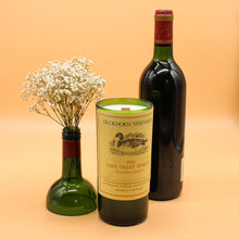 Load image into Gallery viewer, Gift Set  Duckhorn Vineyards Merlot 1996 | Eucalyptus & Cedarwood 100hr Wine Bottle Candle