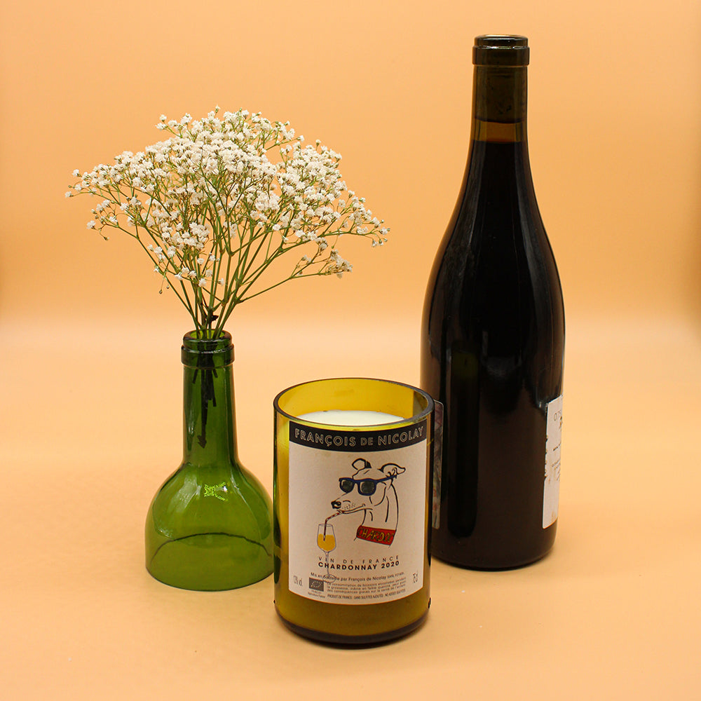 François de Nicolay Chardoc | Parsley Seed & Basil | Wine Bottle Candle