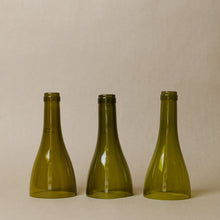 Load image into Gallery viewer, Set of 3 Wine Bottle Candle Holders (Candles Included)