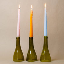 Load image into Gallery viewer, Set of 3 Wine Bottle Candle Holders (Candles Included)
