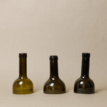 Load image into Gallery viewer, Set of 3 Wine Bottle Candle Holders (Candles Included)