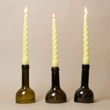 Load image into Gallery viewer, Set of 3 Wine Bottle Candle Holders (Candles Included)