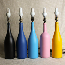 Load image into Gallery viewer, Magnum Wine Bottle Lamp ROYAL BLUE