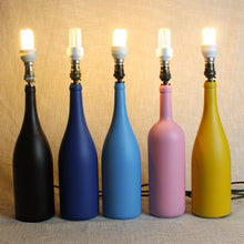 Load image into Gallery viewer, Magnum Wine Bottle Lamp ROYAL BLUE