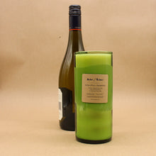Load image into Gallery viewer, CUSTOM ORDER WINE BOTTLE CANDLE TALL LABEL (*LARGE 90HRS)