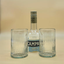 Load image into Gallery viewer, Repurposed Campari Bottle Glasses
