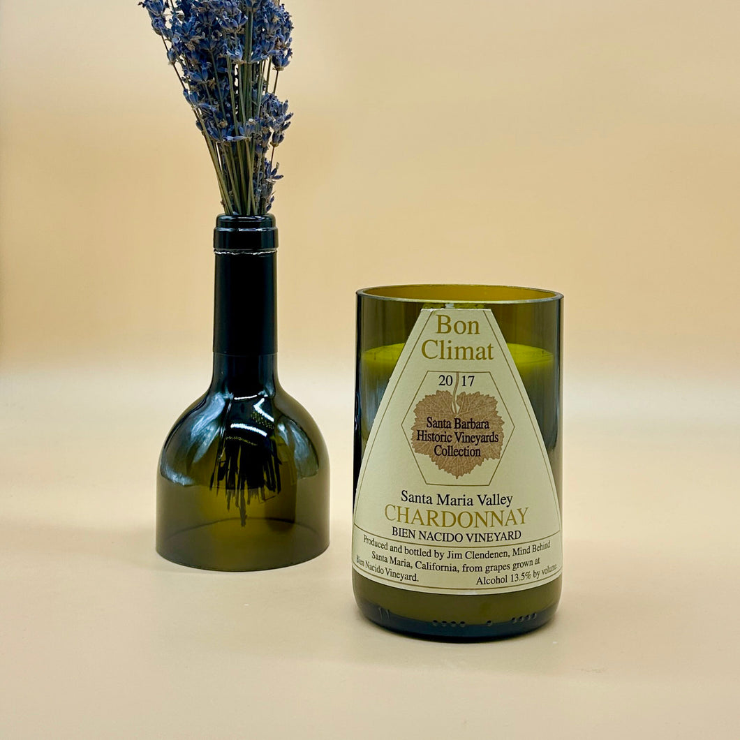 Au Bon Climat Chardonnay | Juniper & Lemongrass Scented Candle