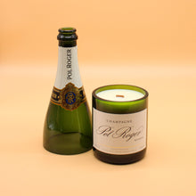 Load image into Gallery viewer, Champagne Candle Gift Set | Pol Roger | Cinnamon &amp; Orange
