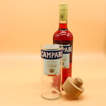 Load image into Gallery viewer, Campari Bottle Storage Jar with Cork Lid
