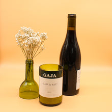 Load image into Gallery viewer, Gaja Gaia &amp; Rey 2015 | Parsley Seed &amp; Basil | Wine Bottle Scented Candle
