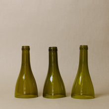 Load image into Gallery viewer, Set of 3 Wine Bottle Candle Holders (Candles Included)
