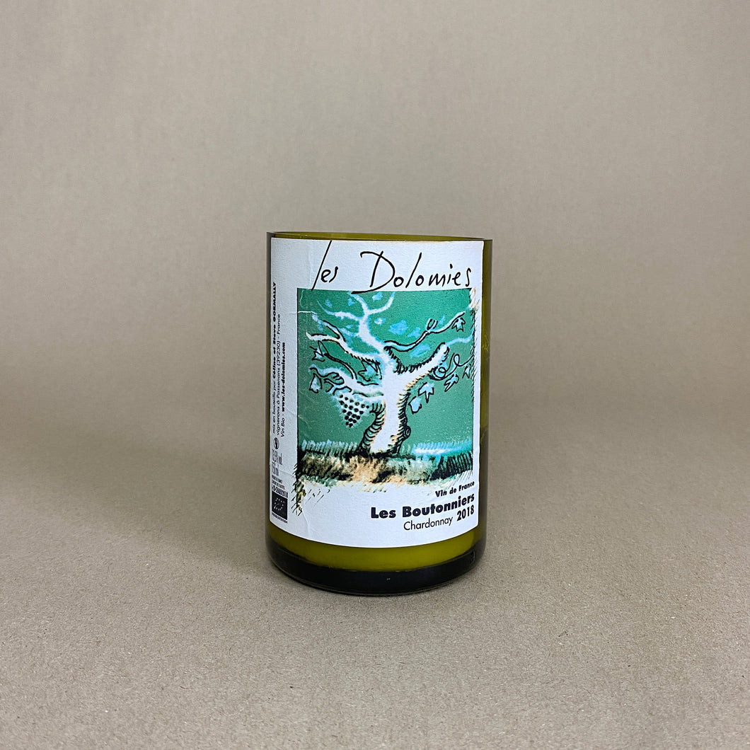 Les Dolomies | Juniper & Lemongrass Scented Wine Bottle Candle