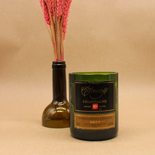 Load image into Gallery viewer, The Society&#39;s Champagne |  Amber &amp; Sandalwood | Wine Bottle Candle
