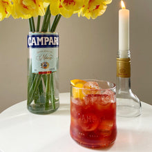 Load image into Gallery viewer, Repurposed Campari Bottle Glasses
